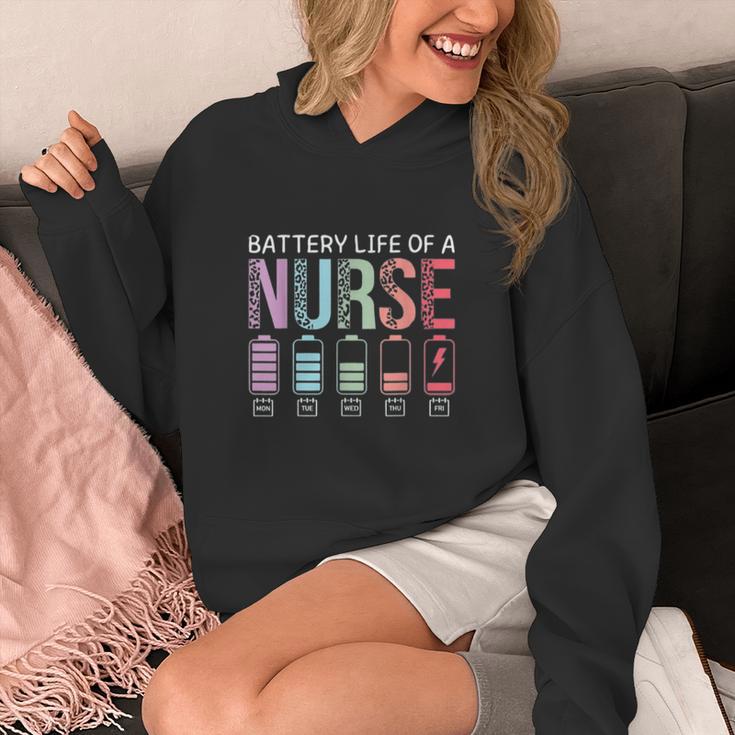 Battery Life Of A Nurse School Teacher Appreciation Women's Hoodie, funny design