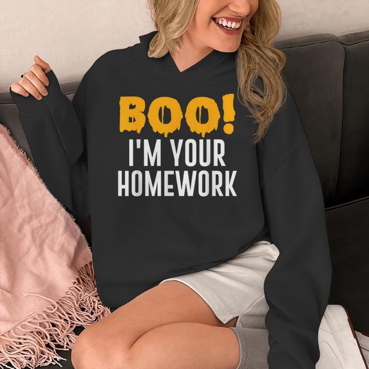 Boo I'm Your Homework Halloween Teacher Costume Women's Hoodie, funny design Boo I'm Your Homework Halloween Teacher Costume Women's Hoodie, funny design