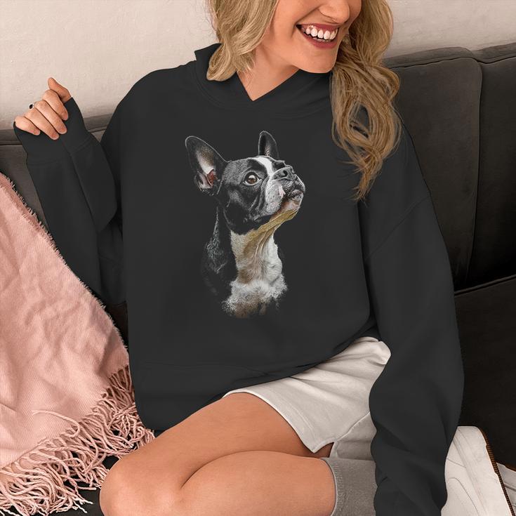 Boston Terrier Dog Graphic Pet Art Boston Terrier For Men Women Kids Women's Hoodie, funny design