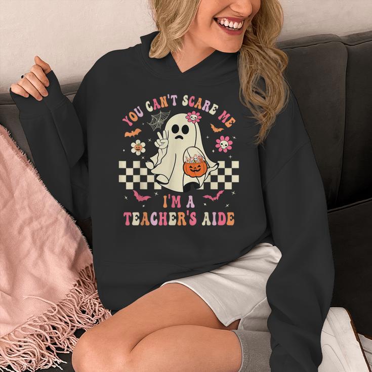 You Can't Scare Me I'm A School Teacher's Aide Halloween Women's Hoodie, funny design You Can't Scare Me I'm A School Teacher's Aide Halloween Women's Hoodie, funny design