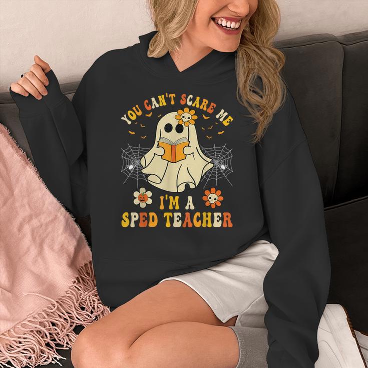 You Can't Scare Me I'm A SPED Teacher Halloween Ghost Women's Hoodie, funny design You Can't Scare Me I'm A SPED Teacher Halloween Ghost Women's Hoodie, funny design