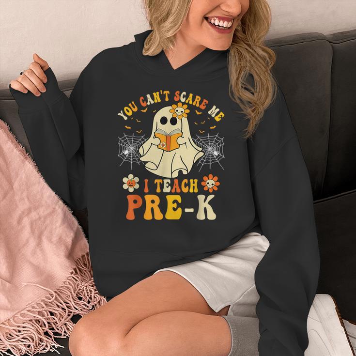 You Can't Scare Me I Teach Pre-K Halloween Teacher Ghost Women's Hoodie, funny design You Can't Scare Me I Teach Pre-K Halloween Teacher Ghost Women's Hoodie, funny design