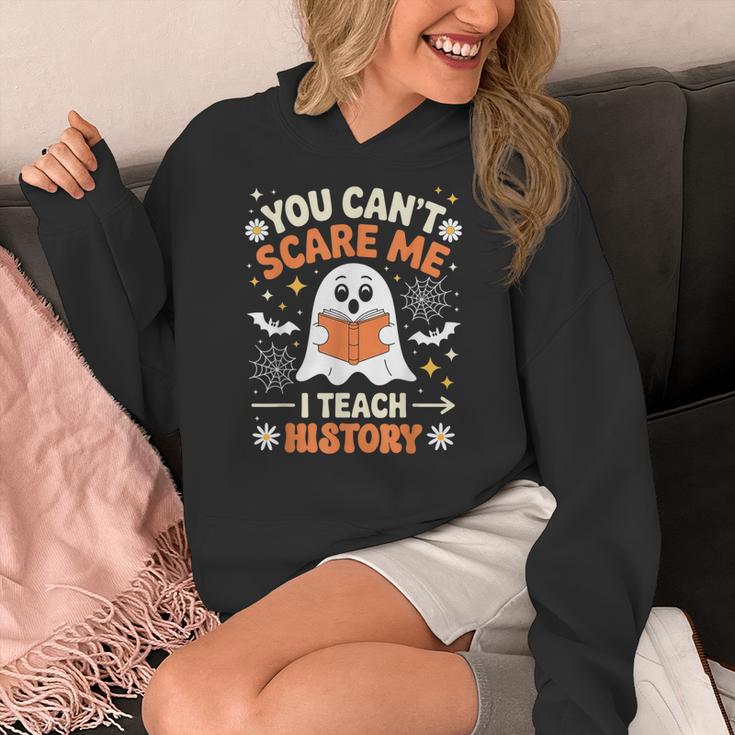You Can't Scare Me I Teach History Retro Teacher Halloween Women's Hoodie, History Teacher Gifts, funny design You Can't Scare Me I Teach History Retro Teacher Halloween Women's Hoodie, History Teacher Gifts, funny design