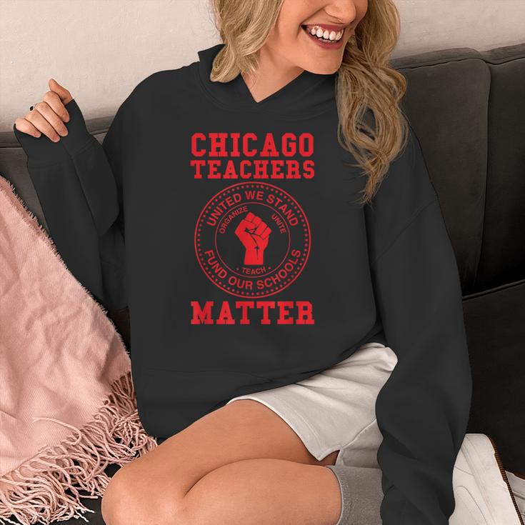 Chicago Teachers Matter Support Union Education Red For Ed Women's Hoodie, funny design Chicago Teachers Matter Support Union Education Red For Ed Women's Hoodie, funny design