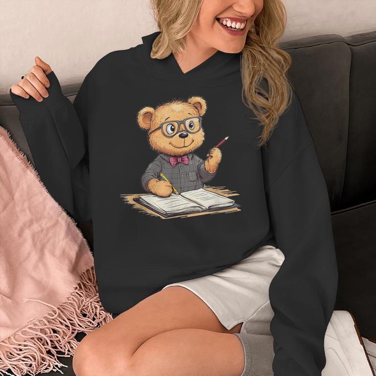 Classroom Fun With Teddy Bear Teacher Women's Hoodie, funny design Classroom Fun With Teddy Bear Teacher Women's Hoodie, funny design