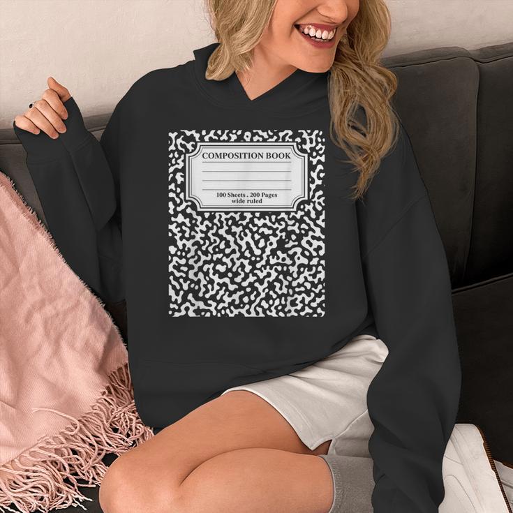Composition Notebook Matching Group Halloween Teachers Women's Hoodie, funny design Composition Notebook Matching Group Halloween Teachers Women's Hoodie, funny design