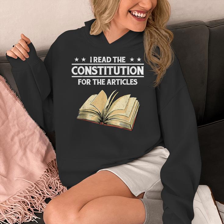 Cool History Teacher Read The Constitution For The Articles Women's Hoodie, History Teacher Gifts, funny design Cool History Teacher Read The Constitution For The Articles Women's Hoodie, History Teacher Gifts, funny design