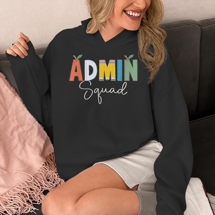 Cute Admin Squad Crew Team Back To School Teacher For Men Women Women's Hoodie, funny design