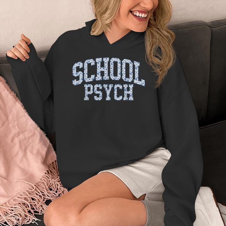 Cute Wildflower School Psych Teacher School Psychologist Women's Hoodie, funny design Cute Wildflower School Psych Teacher School Psychologist Women's Hoodie, funny design