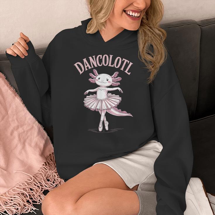 Dancolotl Ballerina Axolotl Ballet Dance Teacher Women's Hoodie, funny design Dancolotl Ballerina Axolotl Ballet Dance Teacher Women's Hoodie, funny design