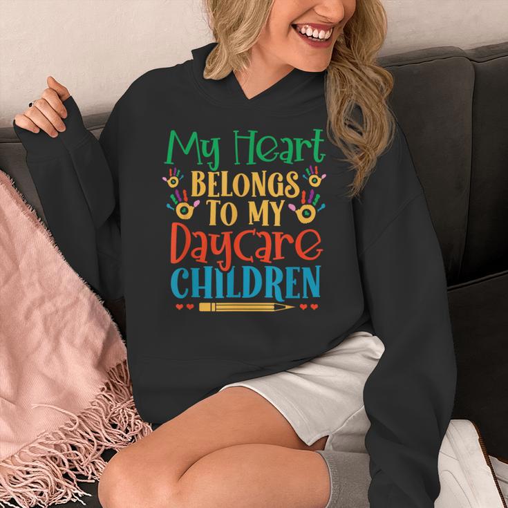 Daycare Children Childcare Provider Teacher PreK Nursery Women's Hoodie, funny design Daycare Children Childcare Provider Teacher PreK Nursery Women's Hoodie, funny design