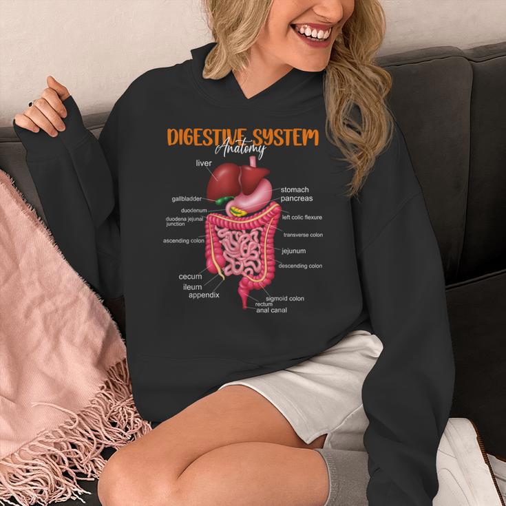 Digestive System Anatomy Anatomical Biology Teacher Women's Hoodie, funny design Digestive System Anatomy Anatomical Biology Teacher Women's Hoodie, funny design