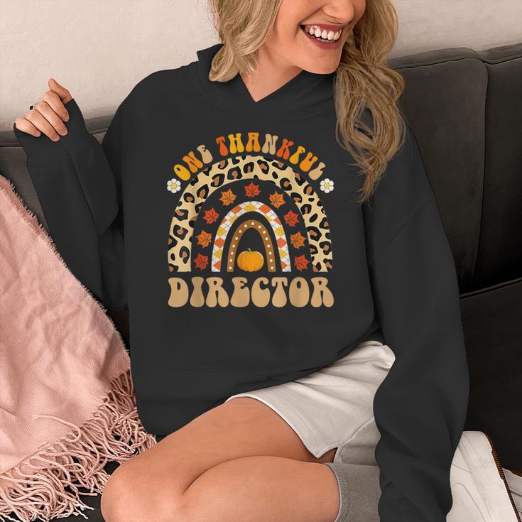Director One Thankful Fall Teacher Women Life Women's Hoodie, funny design