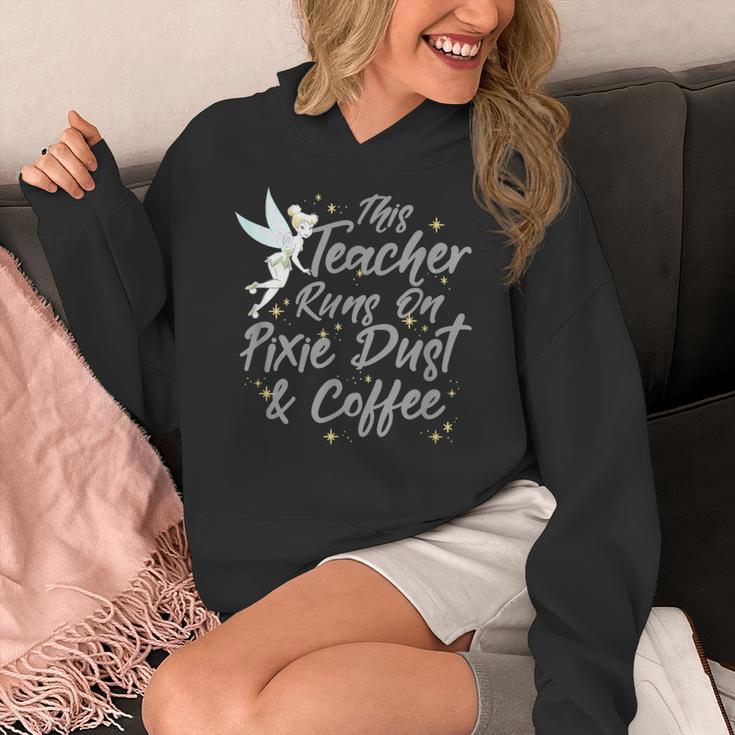 Disney Peter Pan Tinkerbell Teacher Pixie Dust And Coffee Women's Hoodie, funny design Disney Peter Pan Tinkerbell Teacher Pixie Dust And Coffee Women's Hoodie, funny design