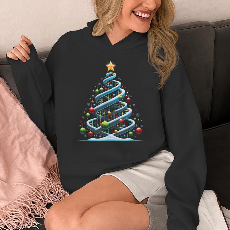 DNA Helix Christmas Tree Scientist Biology Science Teacher Women's Hoodie, Science Teacher Gifts, funny design DNA Helix Christmas Tree Scientist Biology Science Teacher Women's Hoodie, Science Teacher Gifts, funny design
