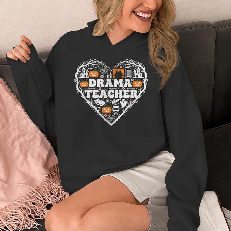 Drama Teacher Heart Pumpkin Ghost Halloween Kids Women's Hoodie, funny design Drama Teacher Heart Pumpkin Ghost Halloween Kids Women's Hoodie, funny design