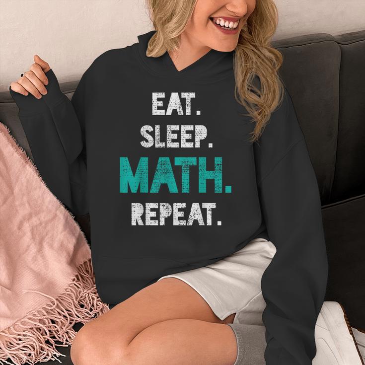 Eat Sleep Math Repeat Math Teacher Men Women Girls Kids Women's Hoodie, funny design Eat Sleep Math Repeat Math Teacher Men Women Girls Kids Women's Hoodie, funny design