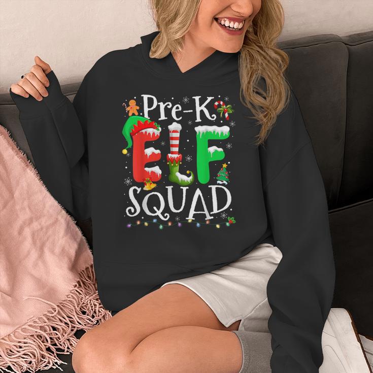 Elf Squad Pre-k Teacher Christmas Child Xmas Women's Hoodie, funny design