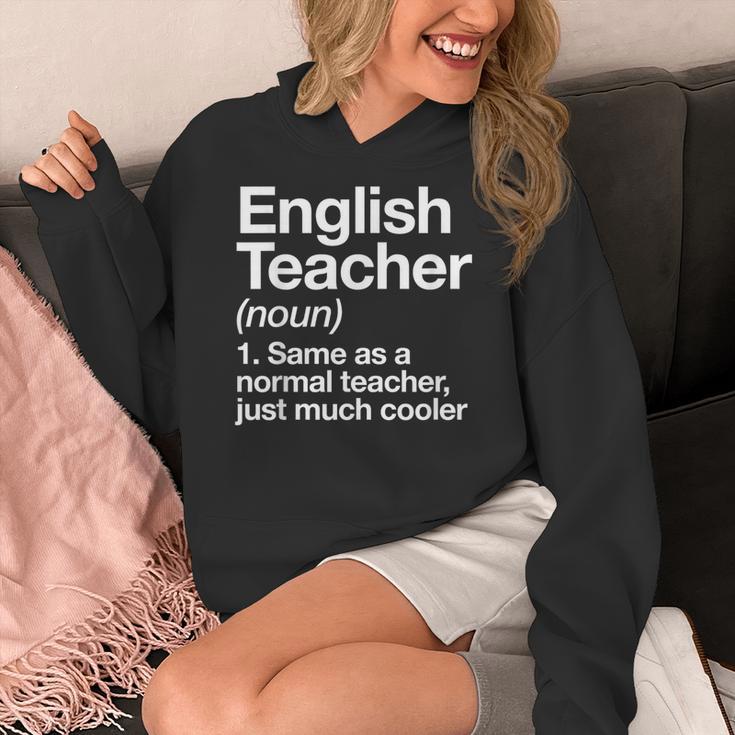 English Teacher Definition Back To School First Day Women's Hoodie, English Teacher Gifts, funny design English Teacher Definition Back To School First Day Women's Hoodie, English Teacher Gifts, funny design