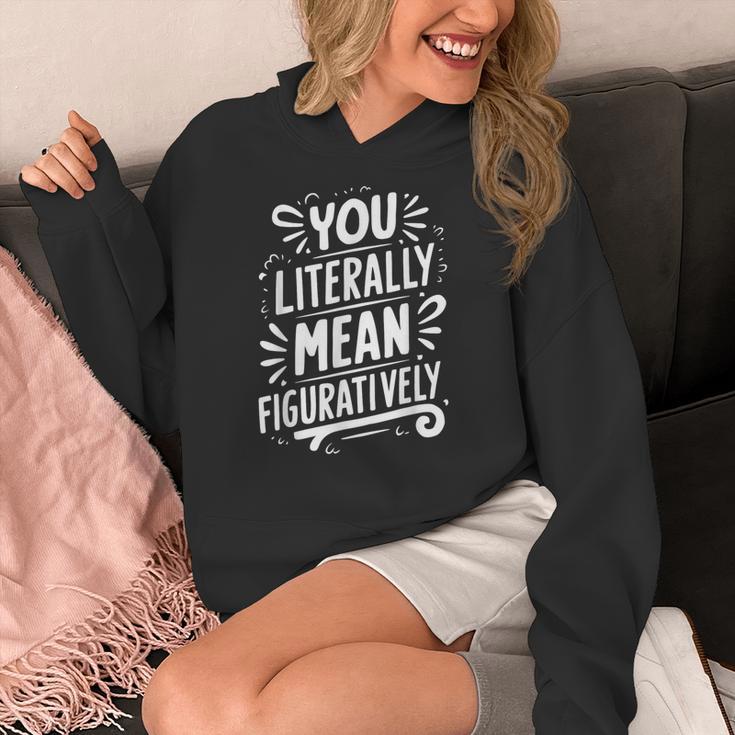 English Teacher Grammar Police Language Nerd You Literally Mean Figuratively V-Neck Modern Short Sleeve Small Women's Hoodie, English Teacher Gifts, funny design English Teacher Grammar Police Language Nerd You Literally Mean Figuratively V-Neck Modern Short Sleeve Small Women's Hoodie, English Teacher Gifts, funny design