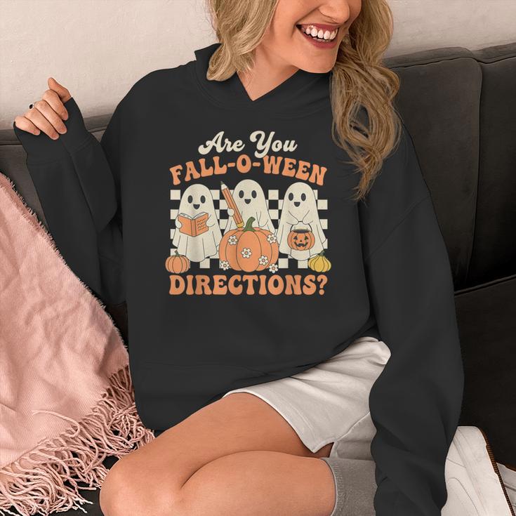 Are You Fall O Ween Directions Halloween Teacher Women's Hoodie, funny design Are You Fall O Ween Directions Halloween Teacher Women's Hoodie, funny design