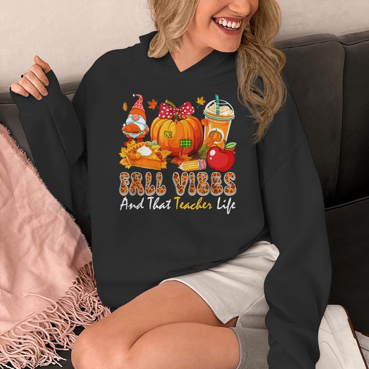 Fall Vibes Costume Teacher Thanksgiving Leopard Gnome Women's Hoodie, funny design Fall Vibes Costume Teacher Thanksgiving Leopard Gnome Women's Hoodie, funny design