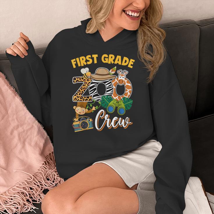 First Grade Zoo Field Trip Squad Matching Teacher Students Women's Hoodie, First Grade Teacher Gifts, funny design First Grade Zoo Field Trip Squad Matching Teacher Students Women's Hoodie, First Grade Teacher Gifts, funny design