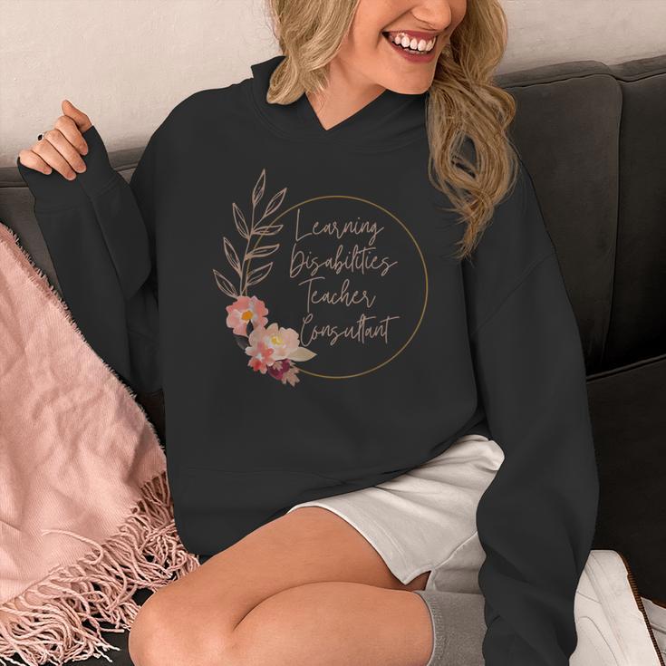 Floral Learning Disabilities Teacher Consultant SPED Teacher Women's Hoodie, funny design Floral Learning Disabilities Teacher Consultant SPED Teacher Women's Hoodie, funny design