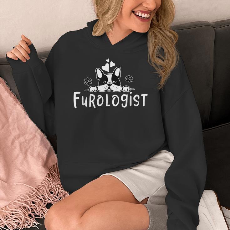 Furologist Puppy Stylist Cute Dog Groomer Men Women Women's Hoodie, funny design