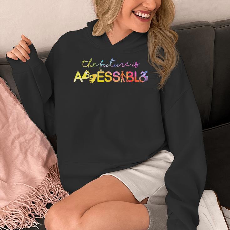 The Future Is Accessible Special Education Teacher Women's Hoodie, Future Teacher Gifts, funny design The Future Is Accessible Special Education Teacher Women's Hoodie, Future Teacher Gifts, funny design