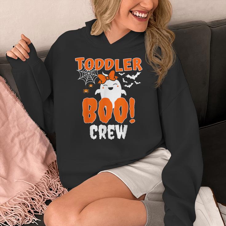 Girl Toddler Boo Crew Daycare Teacher Halloween Party Women's Hoodie, funny design