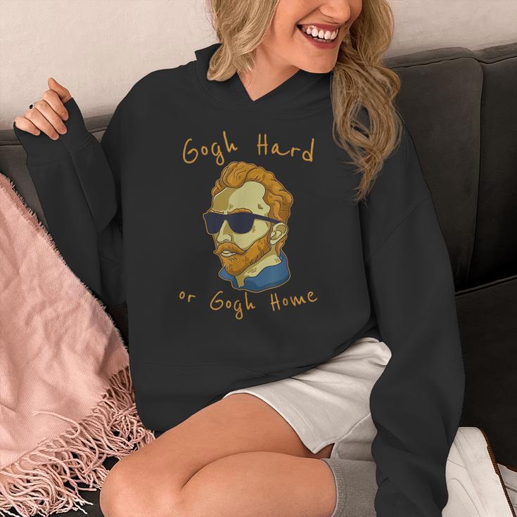 Go Hard Or Go Home Art Teacher Women's Hoodie, funny design