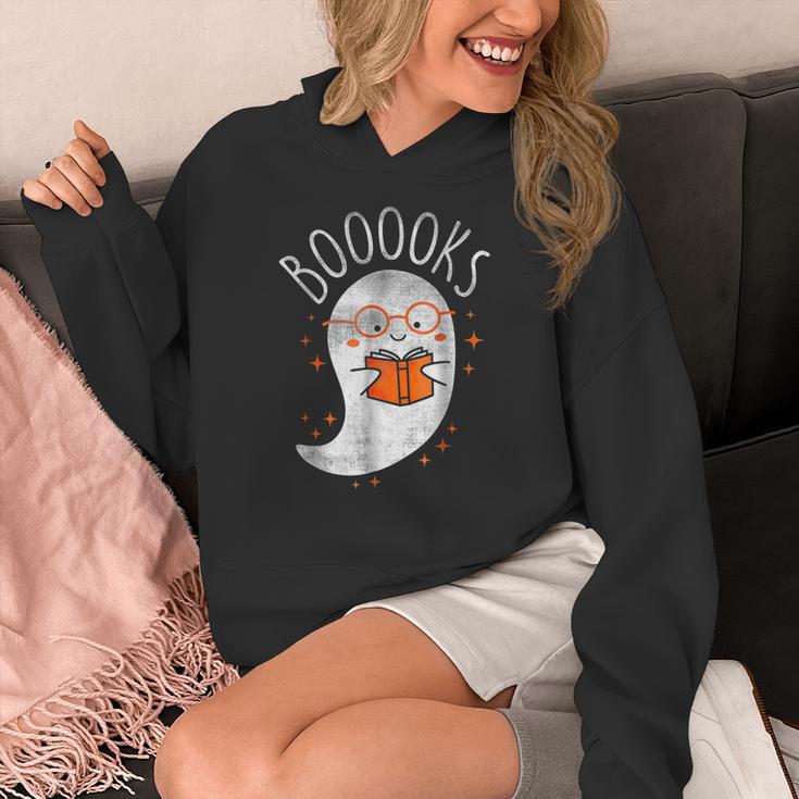 Halloween Cute Ghost Book Reading Teacher Women's Hoodie, funny design Halloween Cute Ghost Book Reading Teacher Women's Hoodie, funny design