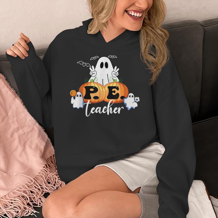 Halloween PE Teacher Ghosts Pumpkins Sports Lover Women's Hoodie, Pe Teacher Gifts, funny design Halloween PE Teacher Ghosts Pumpkins Sports Lover Women's Hoodie, Pe Teacher Gifts, funny design