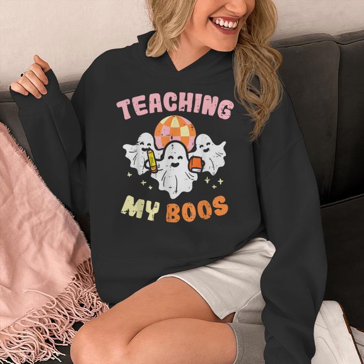 Halloween Teacher Teaching My Boos Costume Teacher Men Women Women's Hoodie, funny design