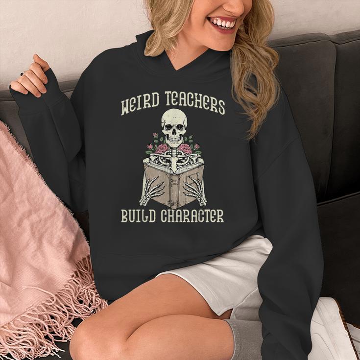 Halloween Weird Teachers Build Character Costume Men Women Women's Hoodie, funny design Halloween Weird Teachers Build Character Costume Men Women Women's Hoodie, funny design