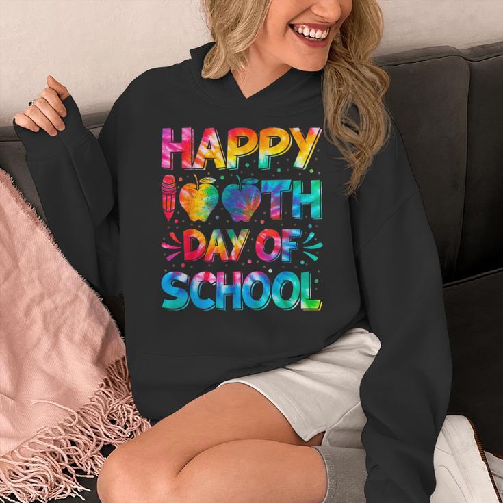 Happy 100th Day Of School Teacher Student 100 Days Tie Dye Men Women Kids Women's Hoodie, funny design Happy 100th Day Of School Teacher Student 100 Days Tie Dye Men Women Kids Women's Hoodie, funny design