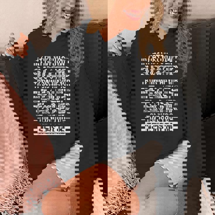 Health Teacher Tshirt Appreciation For Men Women Women&#x27;s Hoodie, funny design