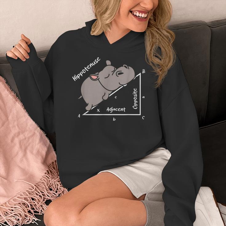 Hippotenuse Hippo Angle Function Hypotenuse Math Teacher Women's Hoodie, funny design Hippotenuse Hippo Angle Function Hypotenuse Math Teacher Women's Hoodie, funny design