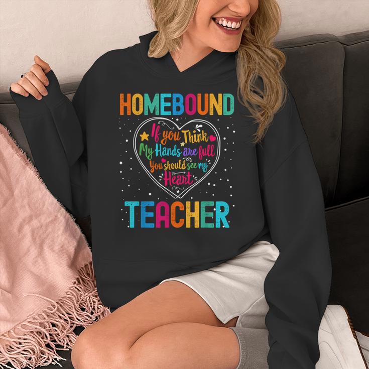 Homebound Teacher Appreciation Week Back To School Heart Women's Hoodie, funny design Homebound Teacher Appreciation Week Back To School Heart Women's Hoodie, funny design