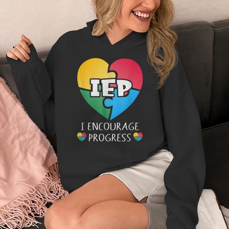 IEP I Encourage Progress Special Education School Teacher Women's Hoodie, funny design IEP I Encourage Progress Special Education School Teacher Women's Hoodie, funny design