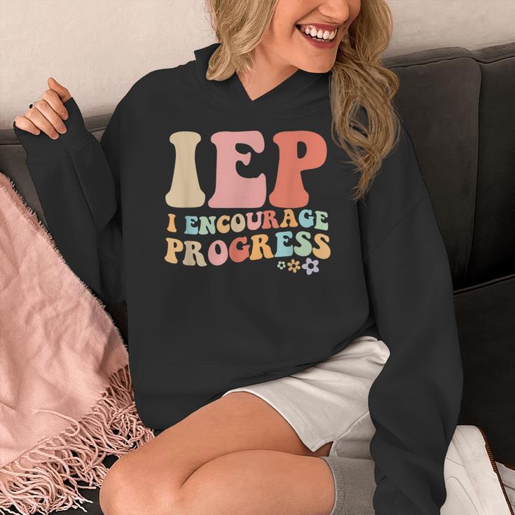 IEP I Encourage Progress Special Education Teacher Graphics Women's Hoodie, funny design IEP I Encourage Progress Special Education Teacher Graphics Women's Hoodie, funny design