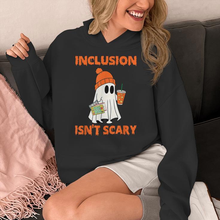 Inclusion Isn't Scary Shirt Halloween SLP Sped Teacher Women's Hoodie, funny design