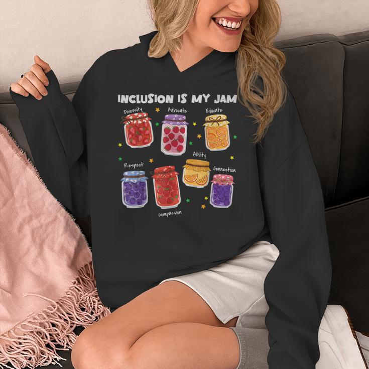 Inclusion Is My Jam Special Education Teacher Para Autism Women's Hoodie, funny design Inclusion Is My Jam Special Education Teacher Para Autism Women's Hoodie, funny design