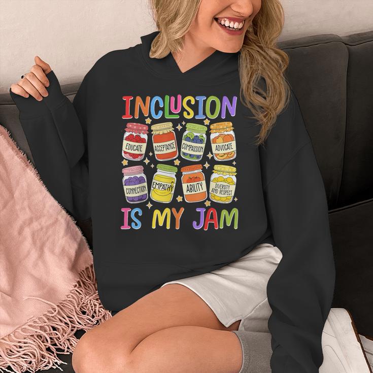 Inclusion Is My Jam SPED Teacher Special Education Teacher Women's Hoodie, funny design Inclusion Is My Jam SPED Teacher Special Education Teacher Women's Hoodie, funny design