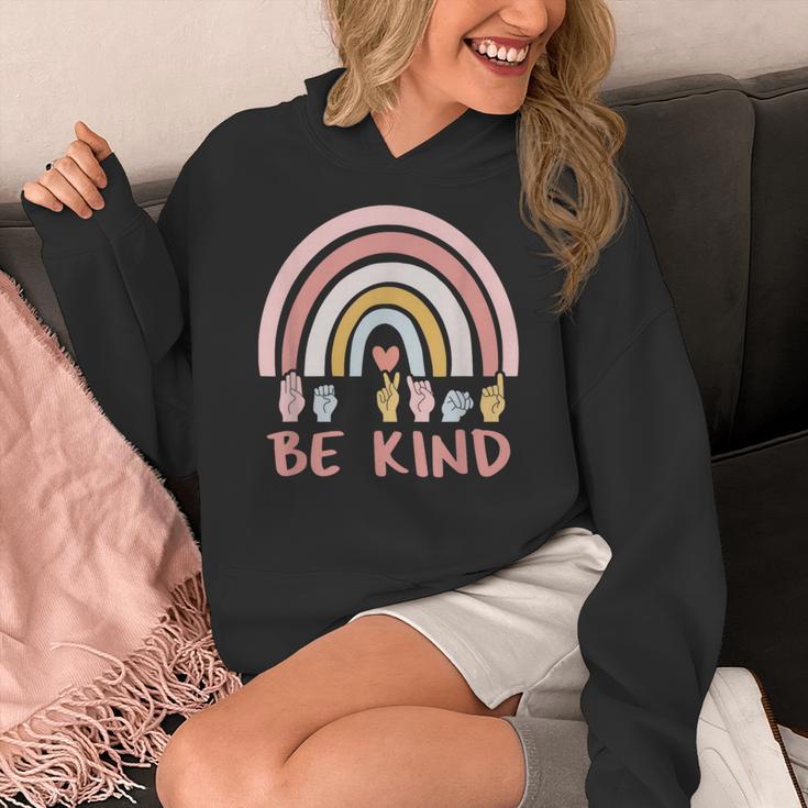 Be Kind ASL Sign Language Deaf SPED Teacher Kids Men Women Women's Hoodie, funny design Be Kind ASL Sign Language Deaf SPED Teacher Kids Men Women Women's Hoodie, funny design