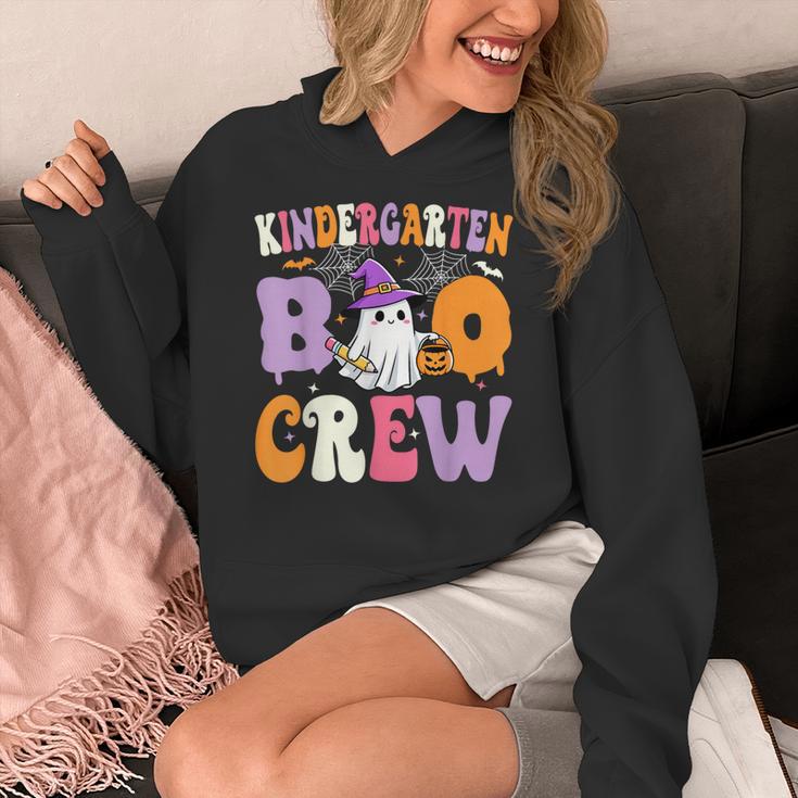 Kindergarten Boo Crew Spooky Kindergarten Halloween Teacher Women's Hoodie, funny design Kindergarten Boo Crew Spooky Kindergarten Halloween Teacher Women's Hoodie, funny design