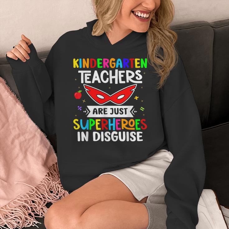 Kindergarten Teachers Are Just Superheroes In Disguise Women's Hoodie, funny design Kindergarten Teachers Are Just Superheroes In Disguise Women's Hoodie, funny design