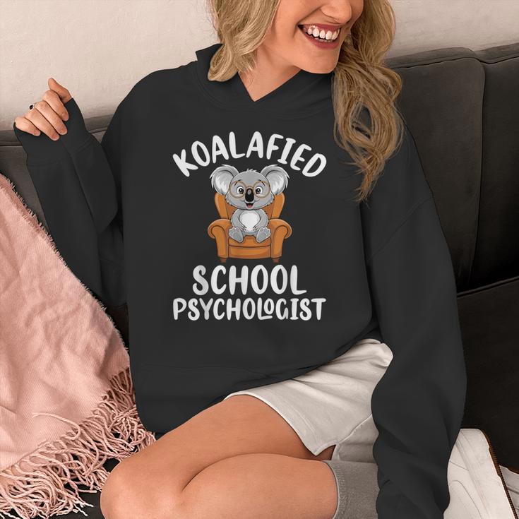 Koalafied School Psychologist Koala Lover Psychology Teacher Women's Hoodie, funny design Koalafied School Psychologist Koala Lover Psychology Teacher Women's Hoodie, funny design