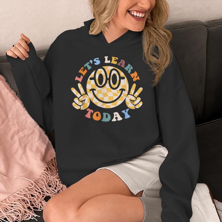 Let's Learn Today First Day Of School For Teacher Student Women's Hoodie, funny design